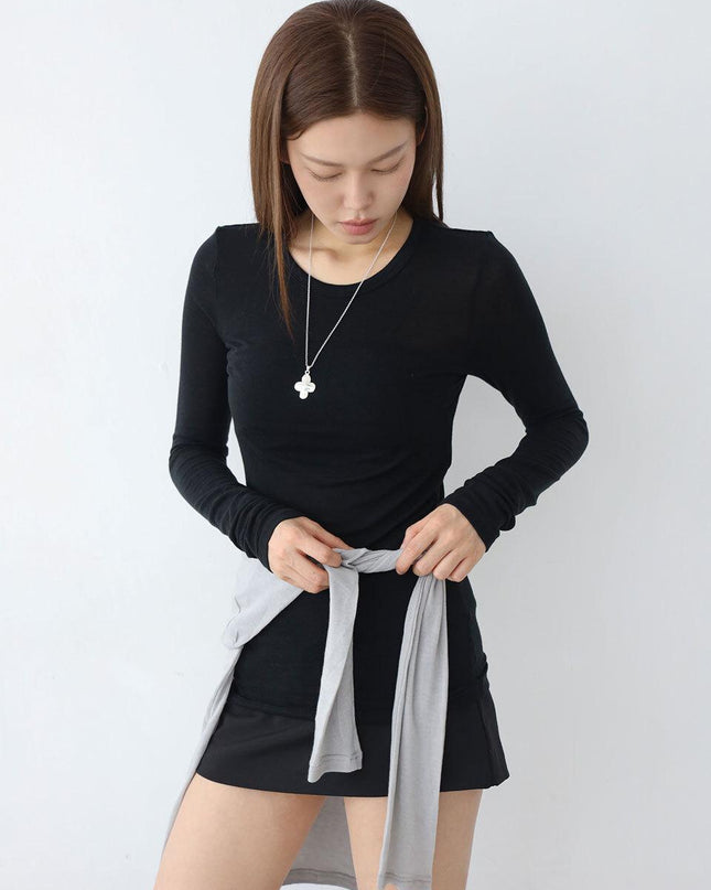 ARTIST KOMPLEX Women's Artist Tencel Long Sleeve Black