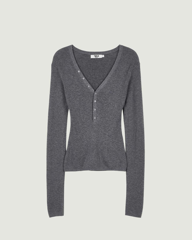 GROVE Women's 26FW Daze Knit Melange Gray 721046749