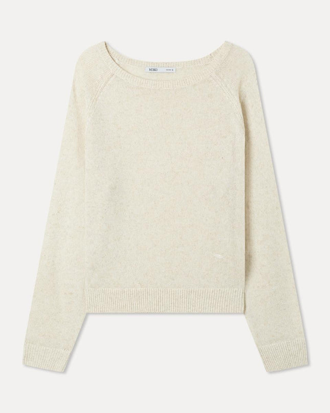 MIXXO Women's Linen Sheer Long-Sleeve Knit MIWKAG520T