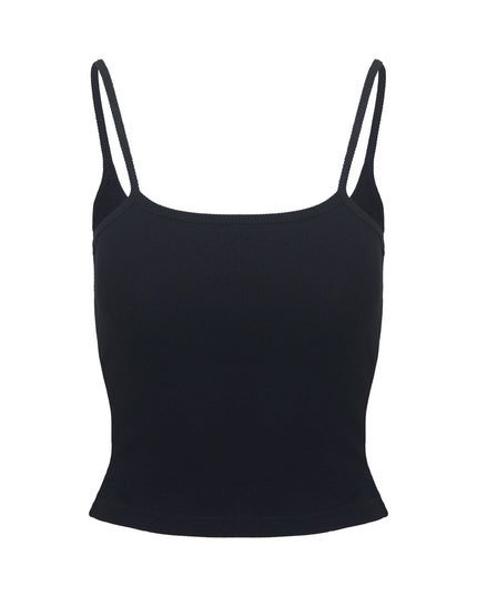 Baseline Rib Top Black