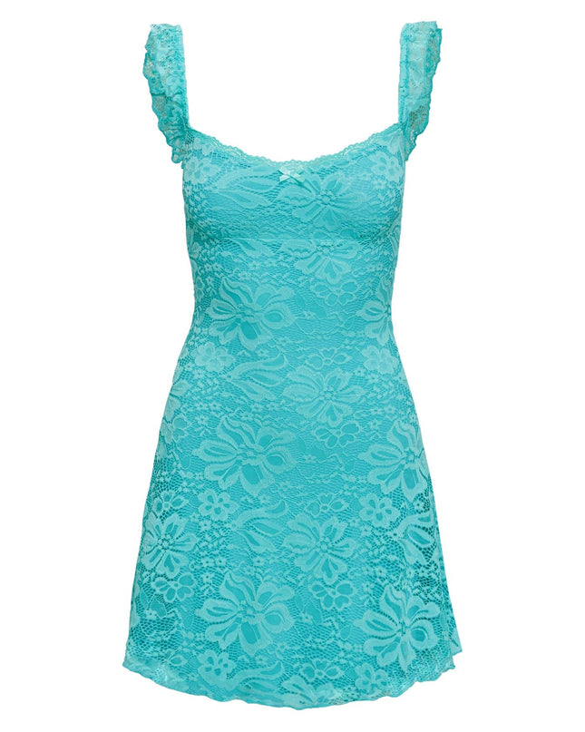 Beacall Mini Dress Aqua