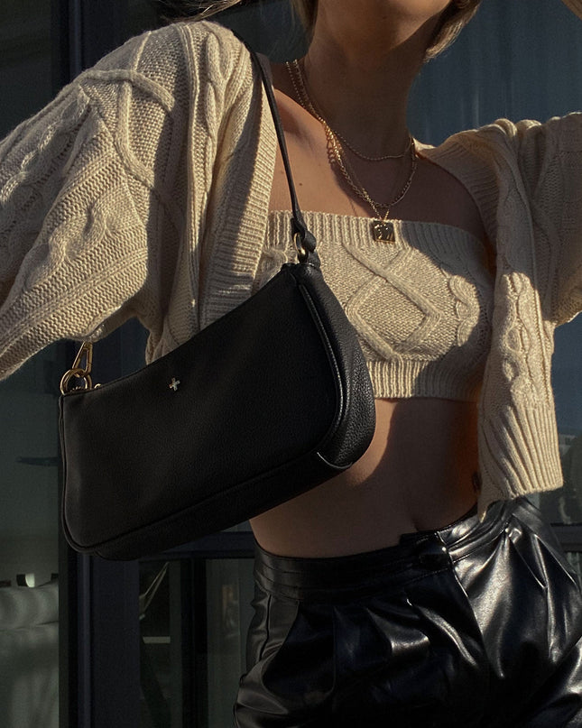 Peta & Jain Piper Bag Black Pebble